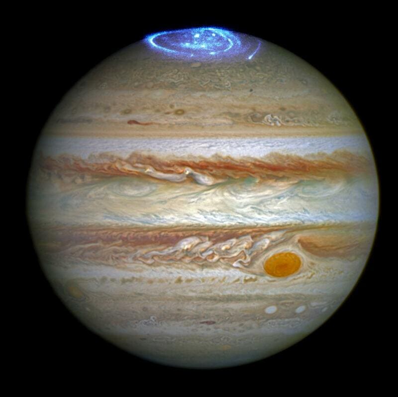 木星のオーロラ